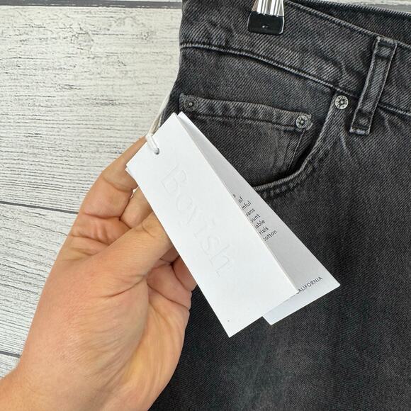 Boyish Women's The Tommy High Rise Authentic Rigid Straight Leg Jeans Size 32 - Picture 3 of 11